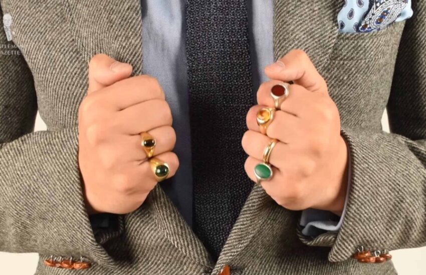 Stylish Men's Pinky Rings